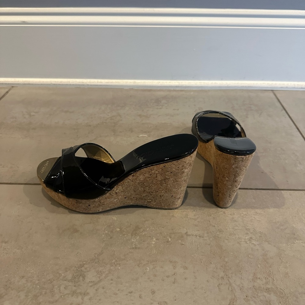 Jimmy Choo Black Patent Leather Heels - Picture 5 of 9